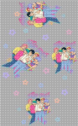 Keychain sticker-Y 1228